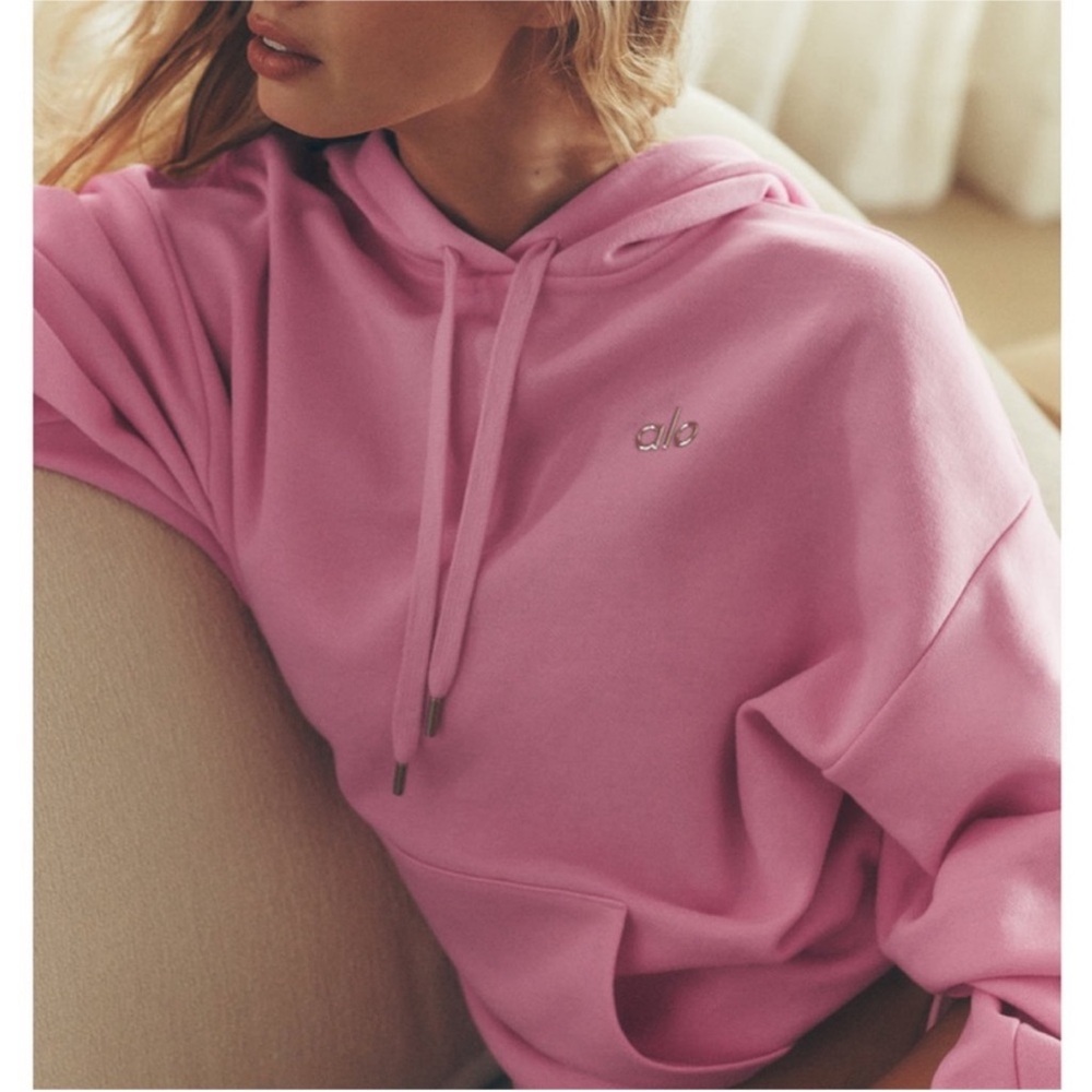 💗ALO💗 Sweet Pink Accolade Hoodie NWT